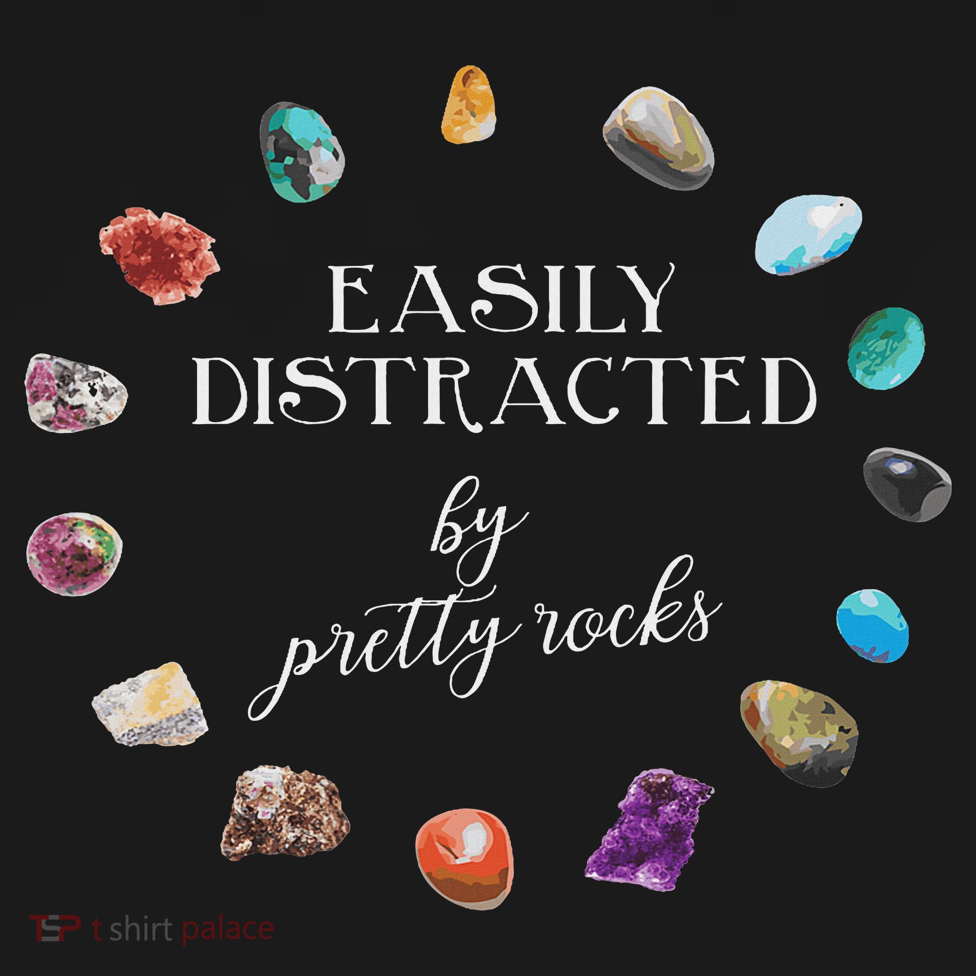 Easily Distracted By Pretty Rocks Minerals Gems Geology Apron