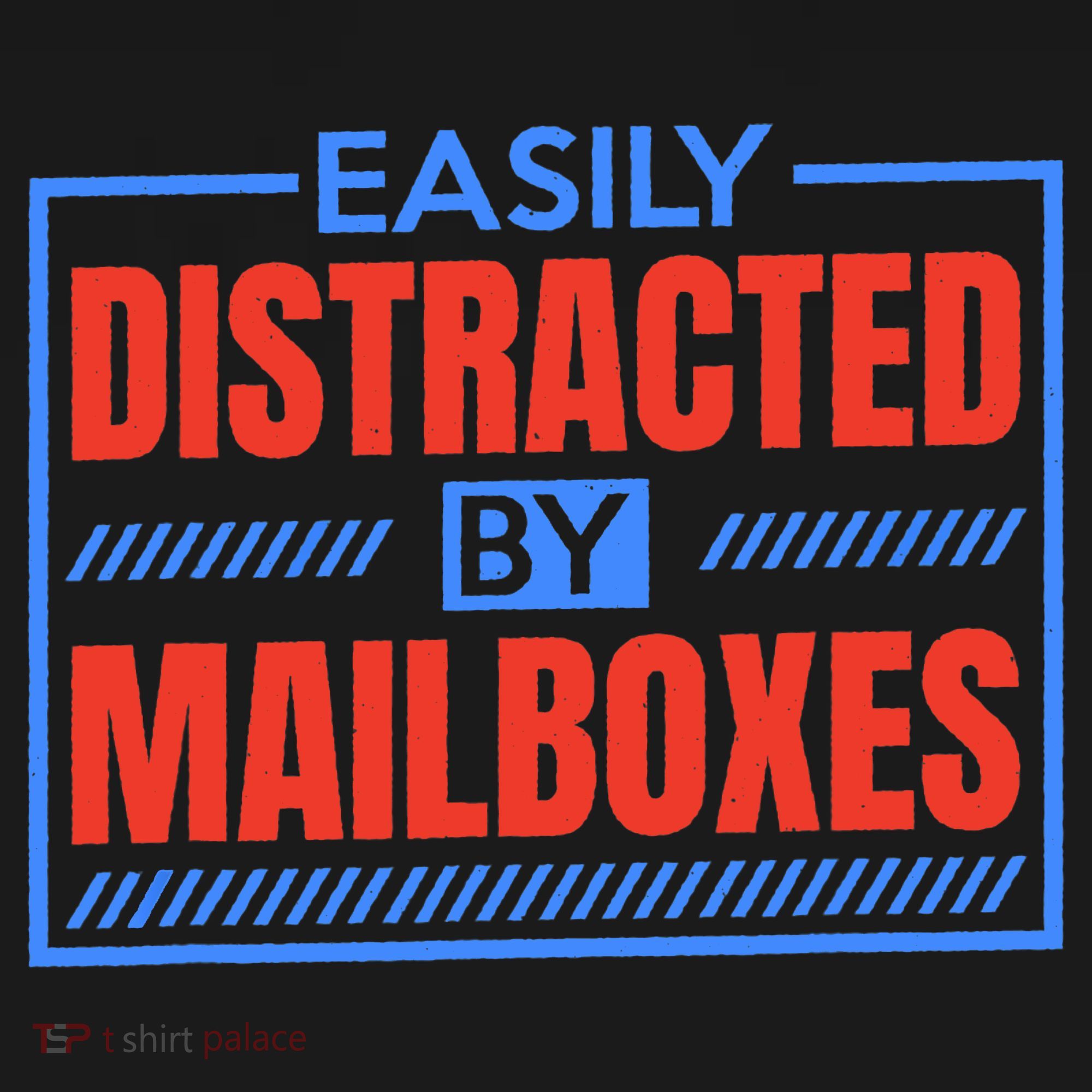 Easily Distracted By Mailboxes, Postman And Mail Carrier Backpack