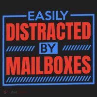 Easily Distracted By Mailboxes, Postman And Mail Carrier Tumbler thumb 3