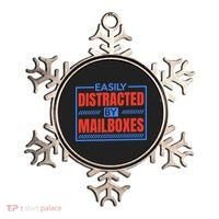 Easily Distracted By Mailboxes, Postman And Mail Carrier Ornament thumb 0