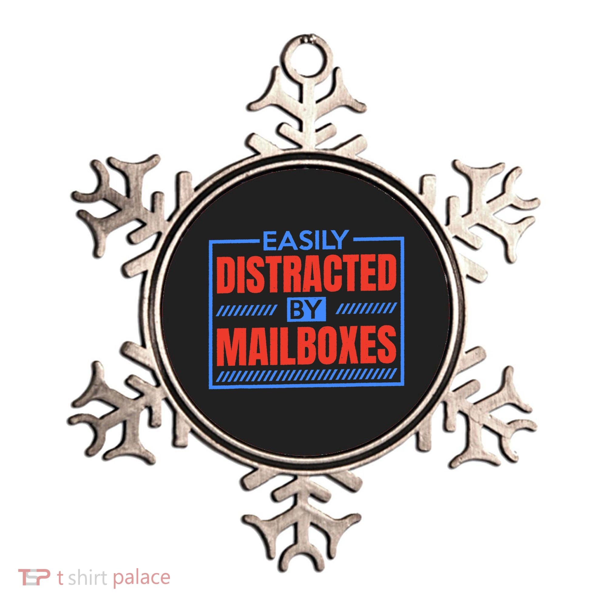 Easily Distracted By Mailboxes, Postman And Mail Carrier Ornament