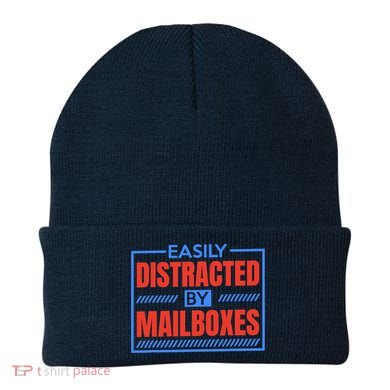 Easily Distracted By Mailboxes, Postman And Mail Carrier Beanie