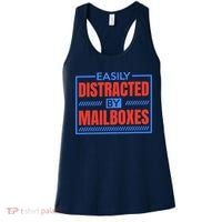 Easily Distracted By Mailboxes, Postman And Mail Carrier Women's Tank Top thumb 0