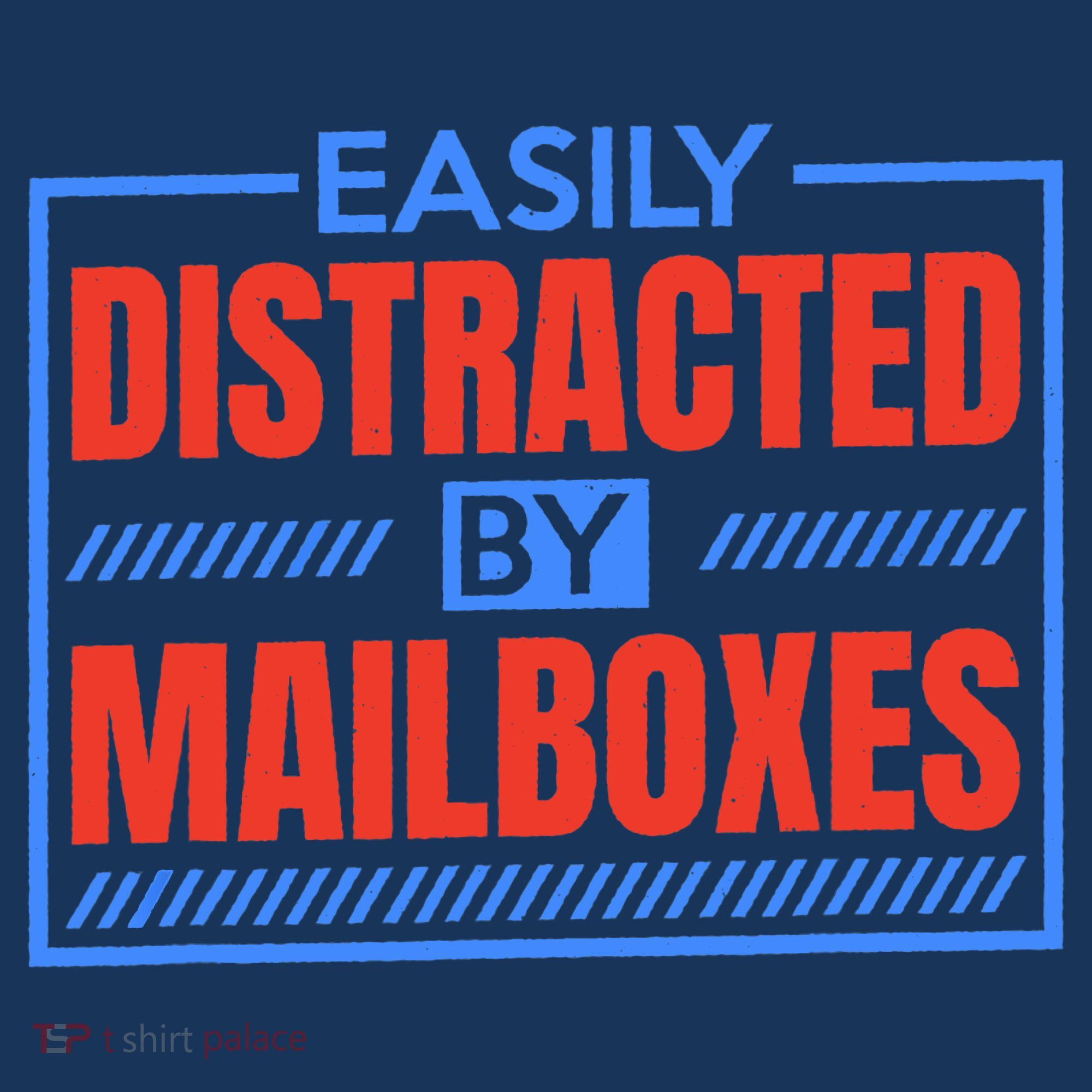 Easily Distracted By Mailboxes, Postman And Mail Carrier Women's Tank Top