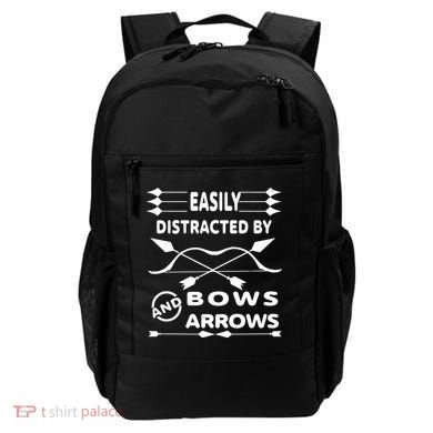Easily Distracted By Bows And Arrows Backpack