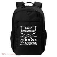 Easily Distracted By Bows And Arrows Backpack thumb 0