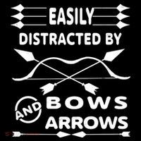 Easily Distracted By Bows And Arrows Backpack thumb 2