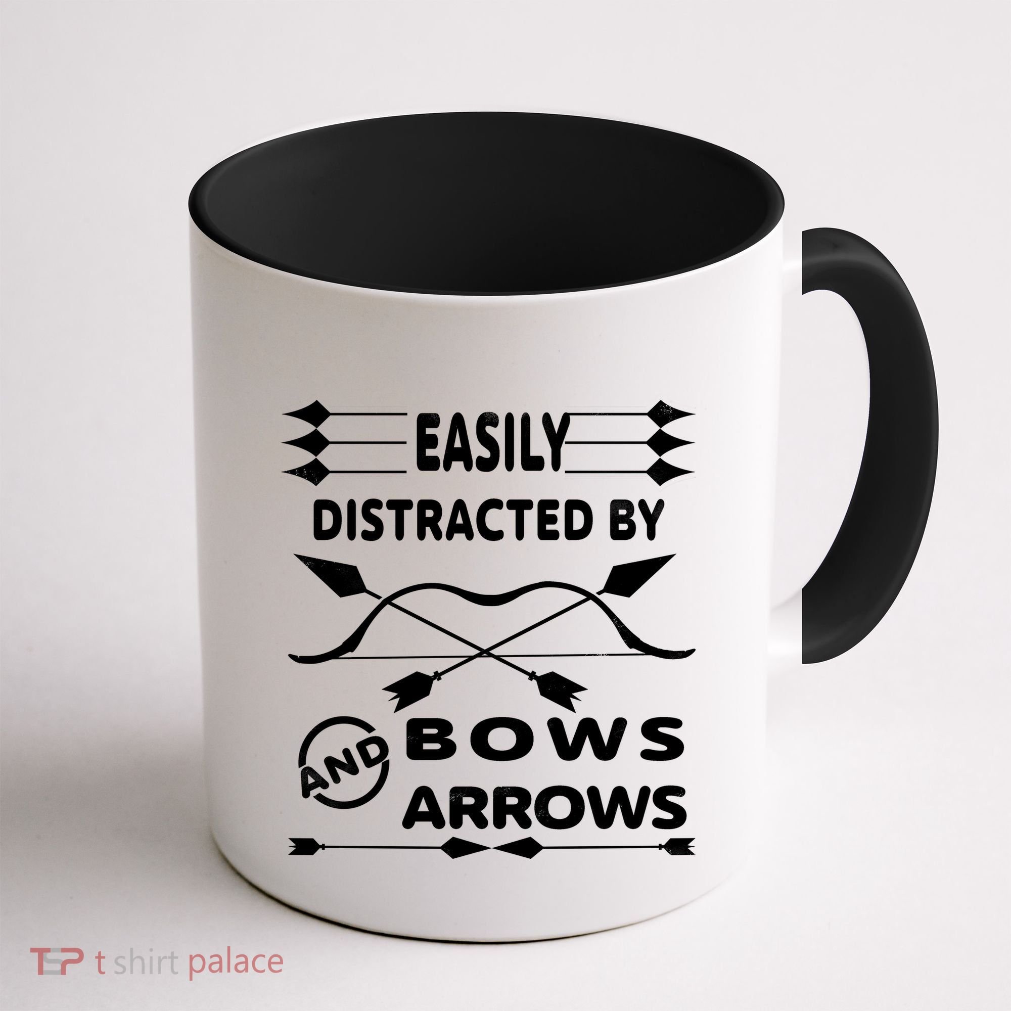 Easily Distracted By Bows And Arrows Coffee Mug