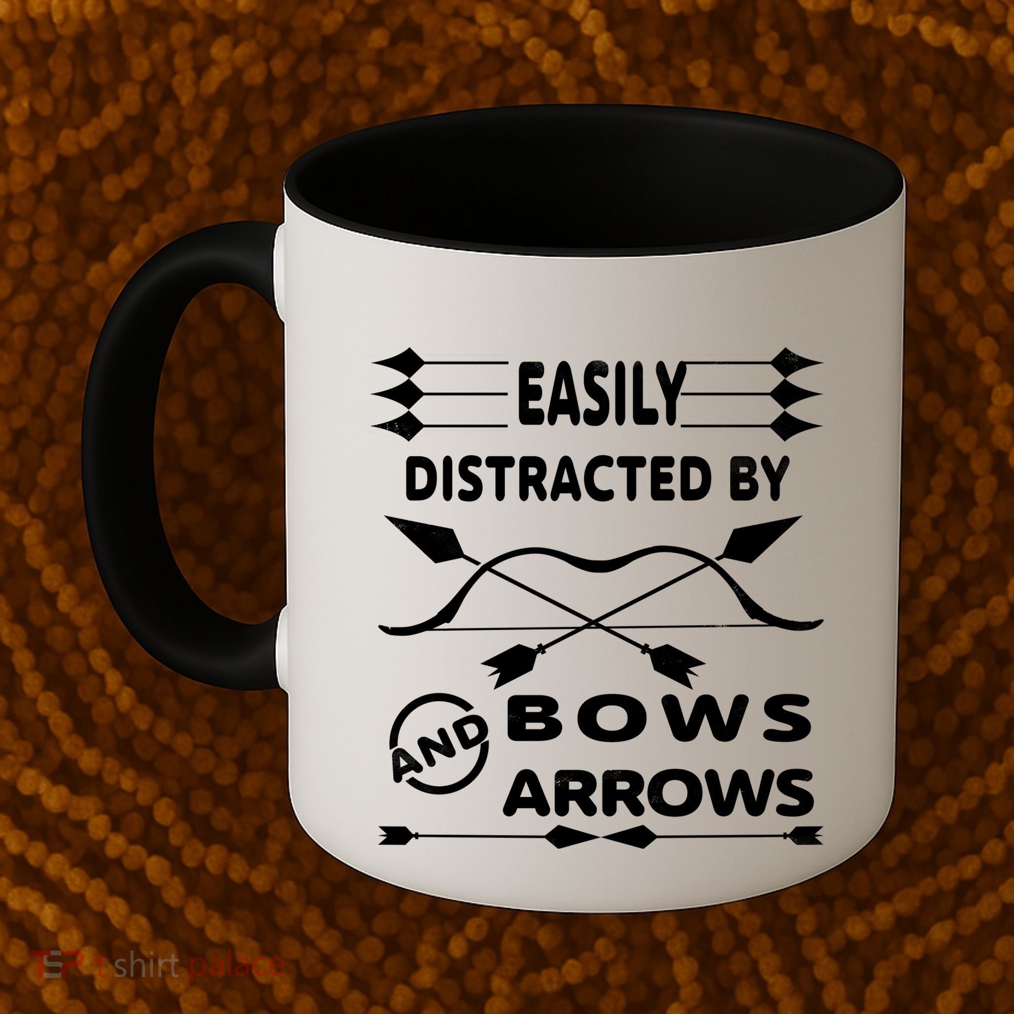 Easily Distracted By Bows And Arrows Coffee Mug