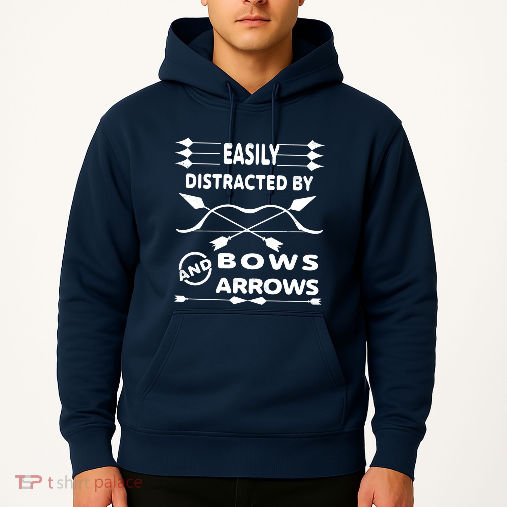 Easily Distracted By Bows And Arrows Hoodie