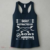 Easily Distracted By Bows And Arrows Women's Tank Top thumb 3