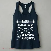 Easily Distracted By Bows And Arrows Women's Tank Top thumb 3