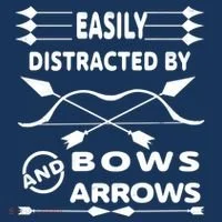 Easily Distracted By Bows And Arrows Toddler Hoodie thumb 2