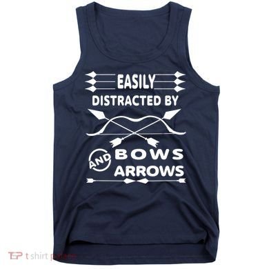Easily Distracted By Bows And Arrows Tank Top