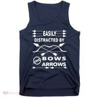 Easily Distracted By Bows And Arrows Tank Top thumb 0
