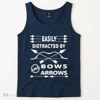 Easily Distracted By Bows And Arrows Tank Top thumb 2