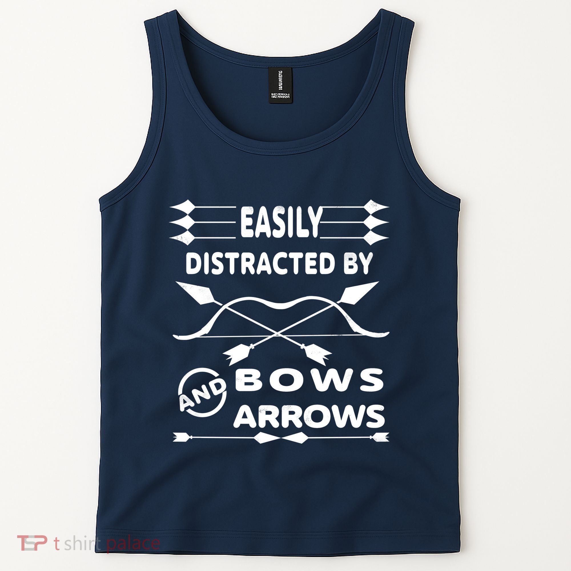 Easily Distracted By Bows And Arrows Tank Top