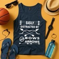 Easily Distracted By Bows And Arrows Tank Top thumb 4