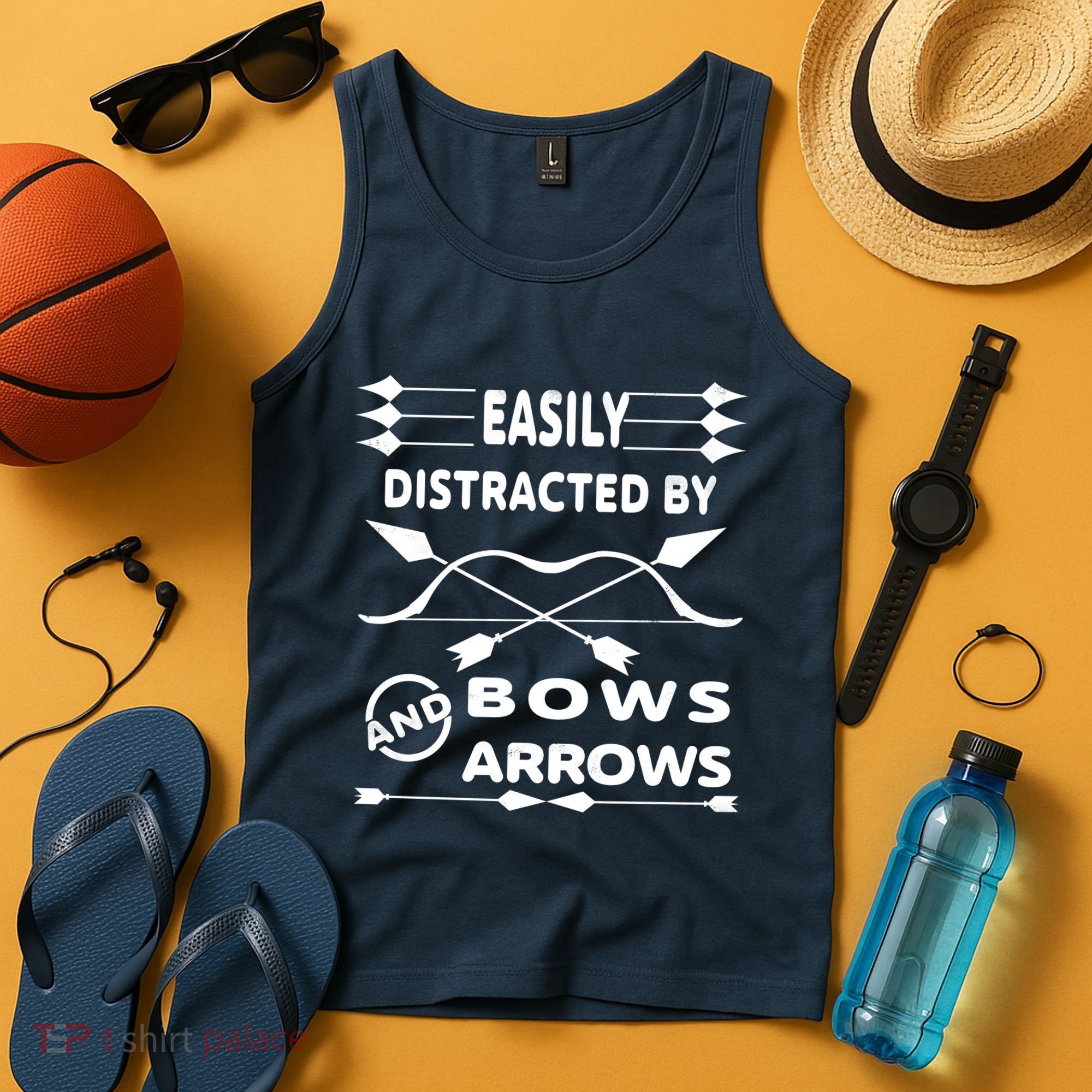 Easily Distracted By Bows And Arrows Tank Top