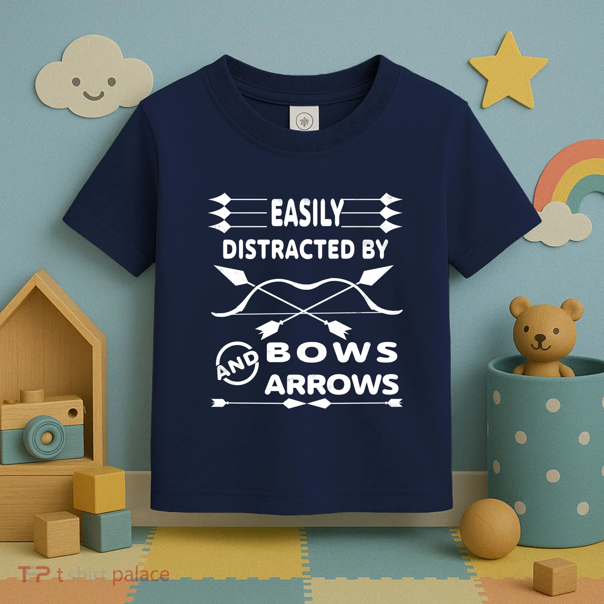 Easily Distracted By Bows And Arrows Toddler T-Shirt