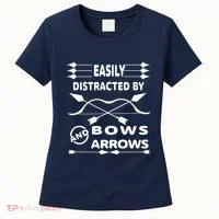 Easily Distracted By Bows And Arrows Women's T-Shirt thumb 0