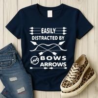 Easily Distracted By Bows And Arrows Women's T-Shirt thumb 3