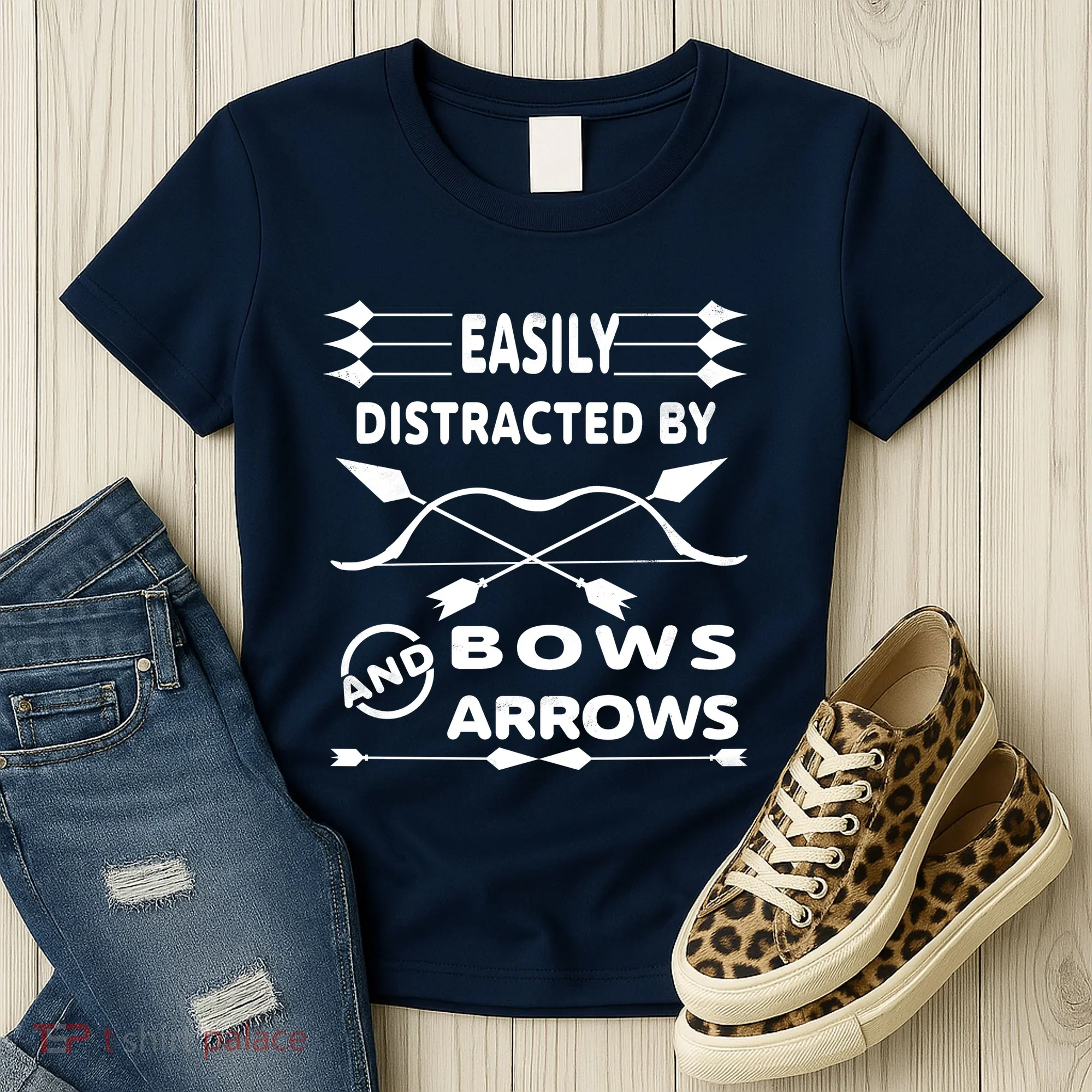 Easily Distracted By Bows And Arrows Women's T-Shirt