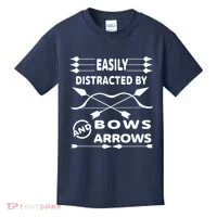 Easily Distracted By Bows And Arrows Kids T-Shirt thumb 0
