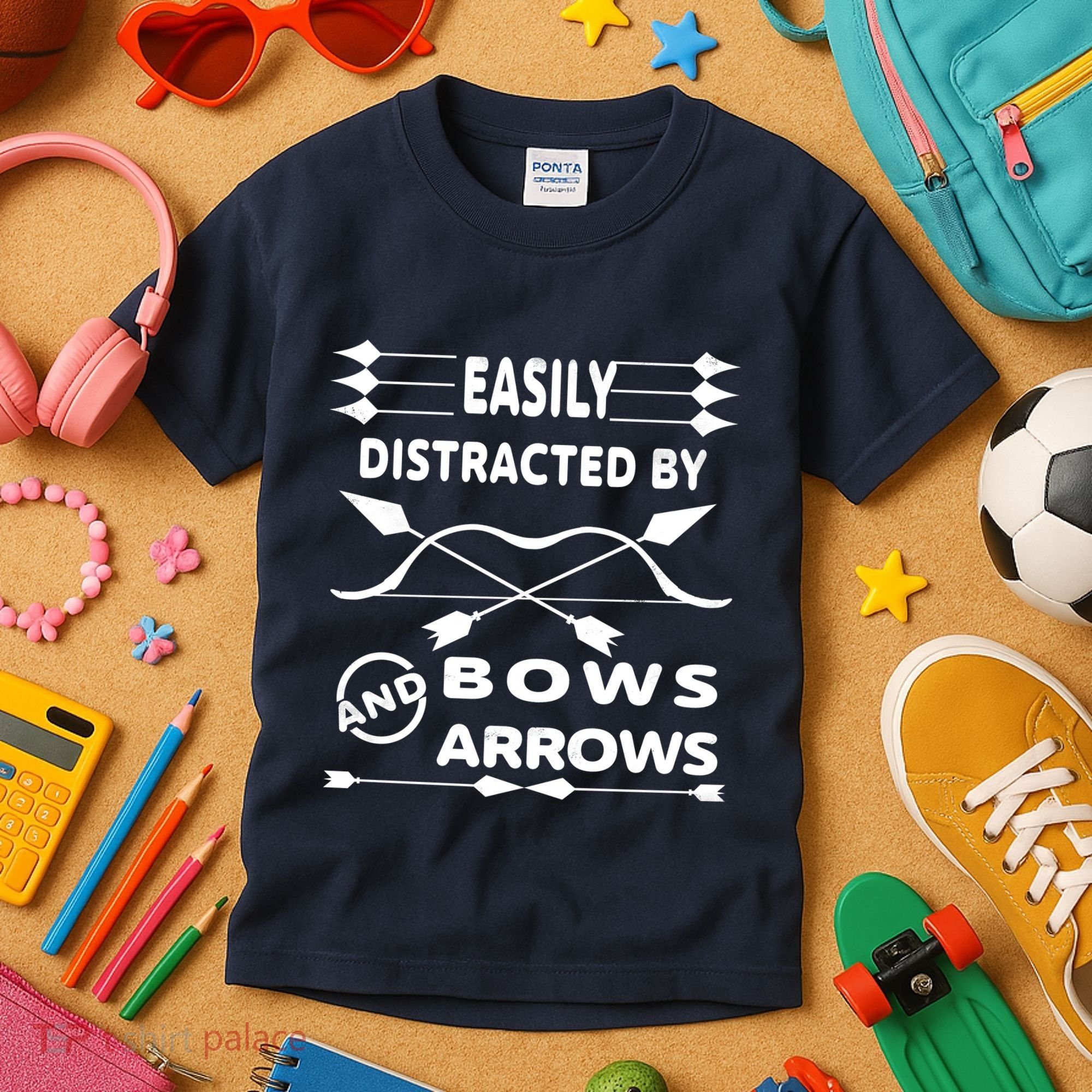Easily Distracted By Bows And Arrows Kids T-Shirt