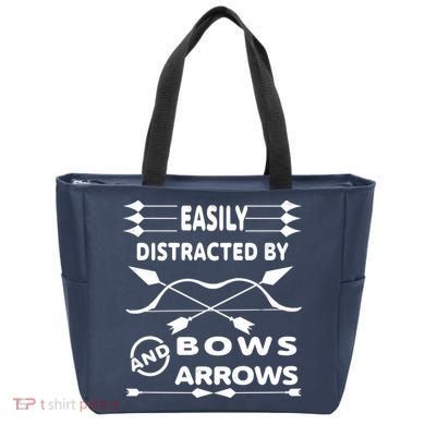 Easily Distracted By Bows And Arrows Tote Bag