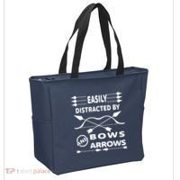Easily Distracted By Bows And Arrows Tote Bag thumb 2