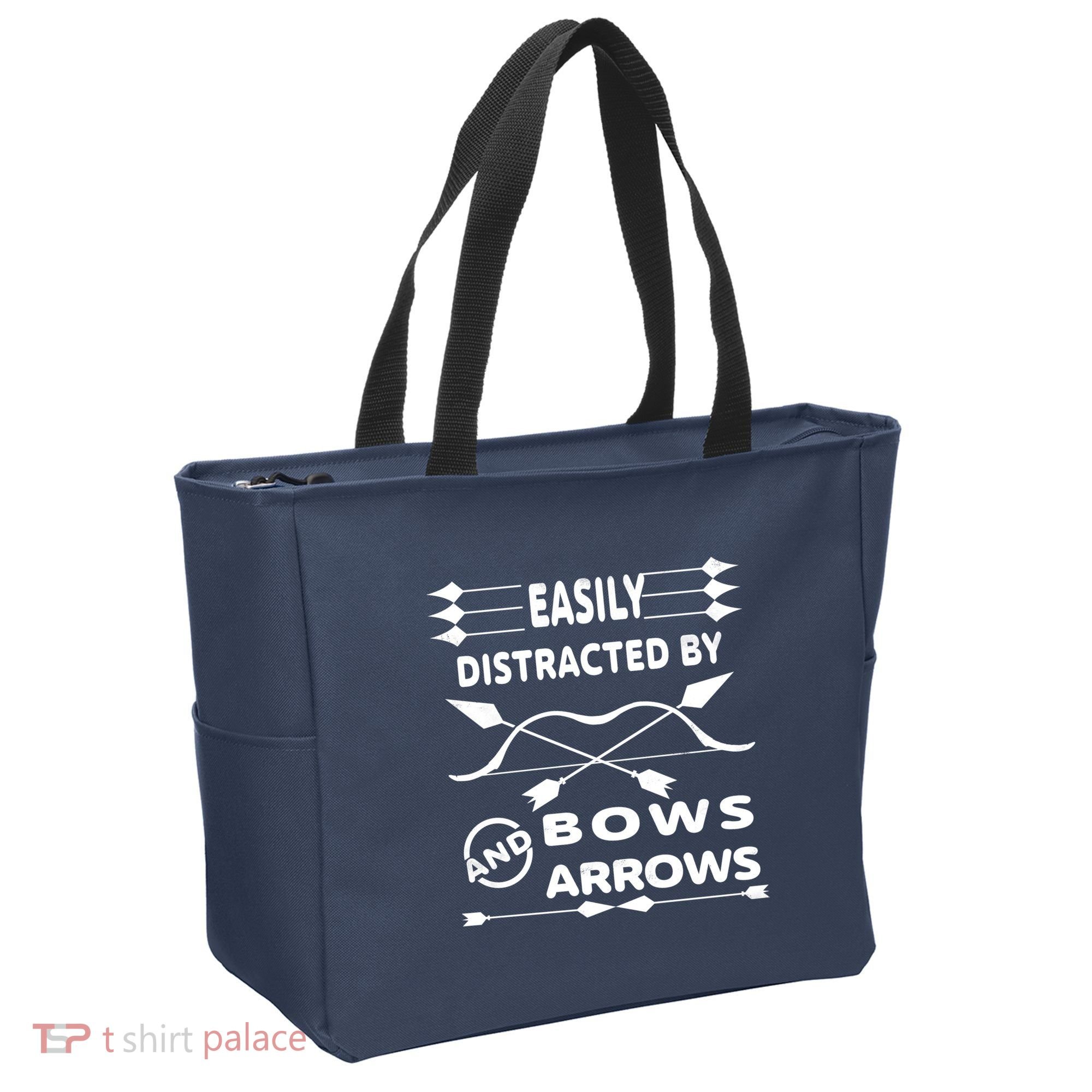 Easily Distracted By Bows And Arrows Tote Bag