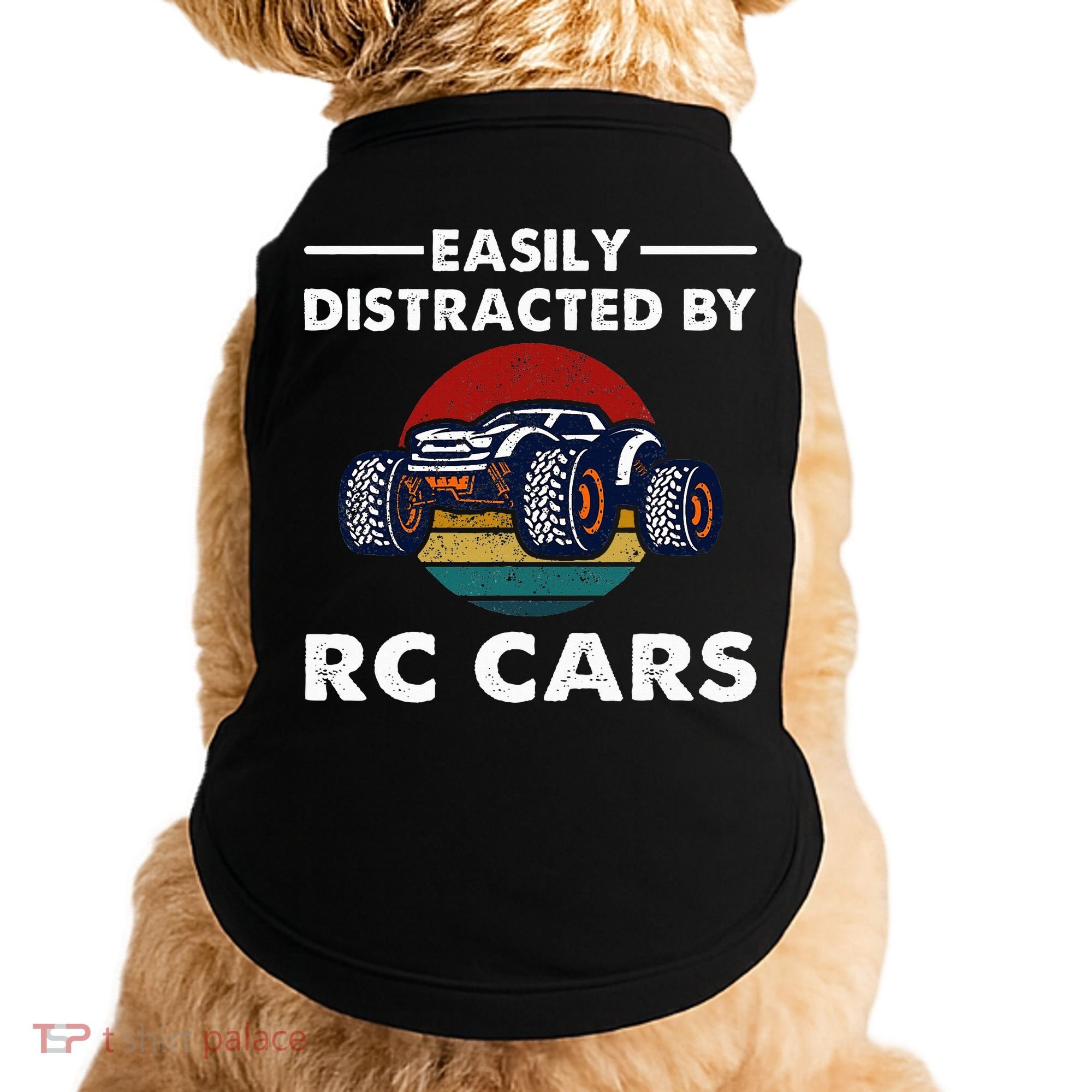 Easily Distracted By RC Cars RC Car Racing Lover Enthusiasts Doggie Tank