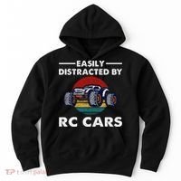 Easily Distracted By RC Cars RC Car Racing Lover Enthusiasts Hoodie thumb 0