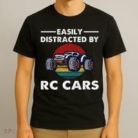Easily Distracted By RC Cars RC Car Racing Lover Enthusiasts T-Shirt thumb 3