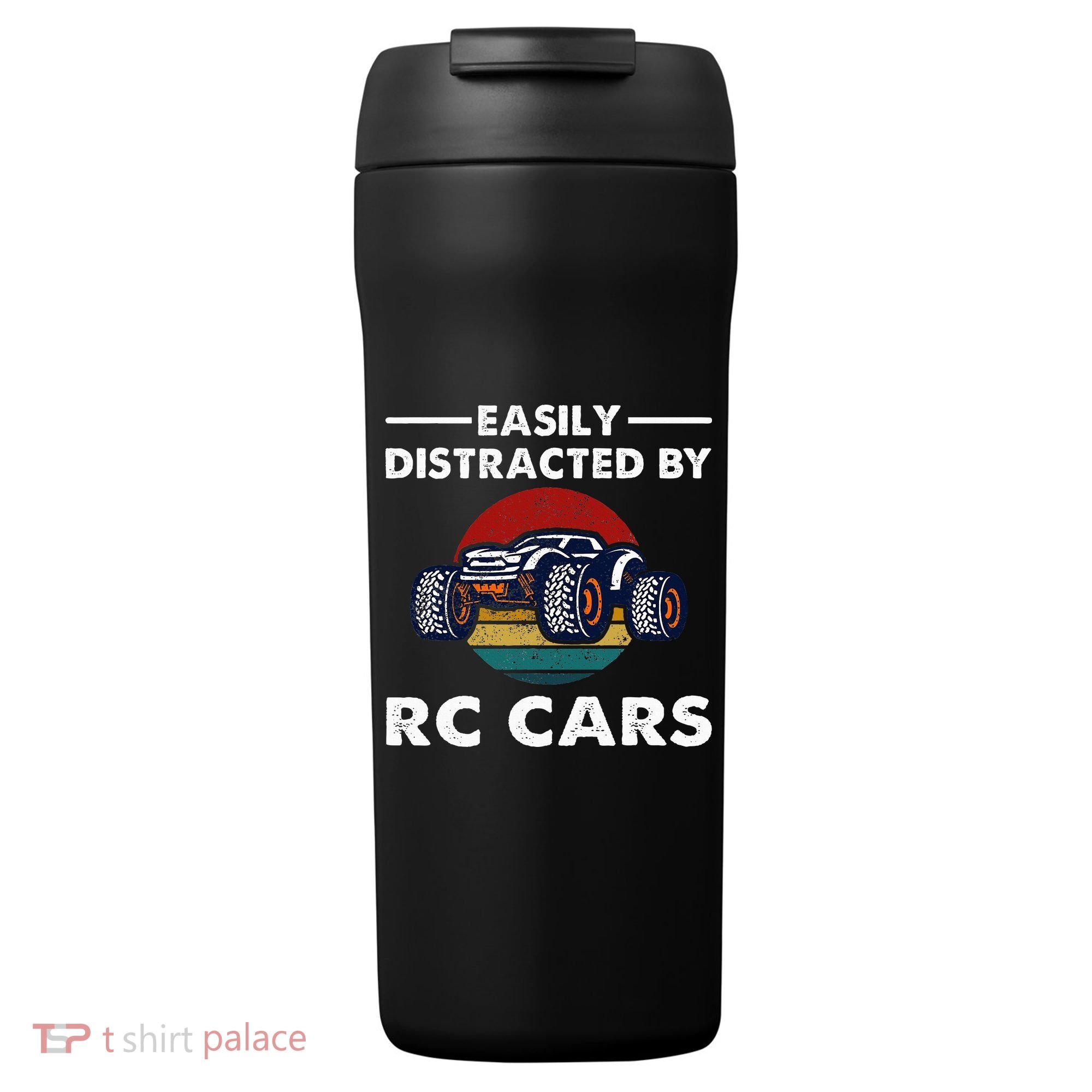 Easily Distracted By RC Cars RC Car Racing Lover Enthusiasts 24oz Duet Stainless Steel Tumbler