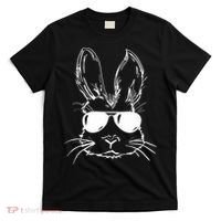 Easter Day Bunny Face With Sunglasses Easter T-Shirt thumb 0