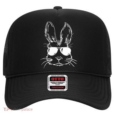 Easter Day Bunny Face With Sunglasses Easter Hat
