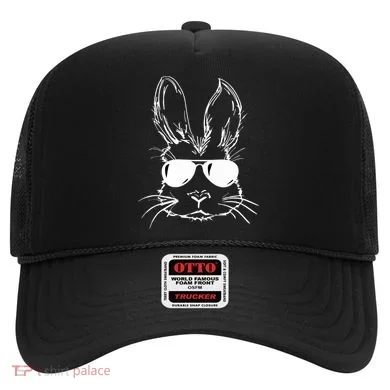 Easter Day Bunny Face With Sunglasses Easter Hat