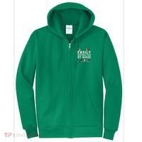 Easily Distracted By Birds Funny Bird Lover Birdwatching Full Zip Hoodie thumb 0