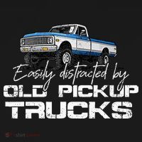 Easily Distracted By Old Pickup Trucks Doggie Tank thumb 4