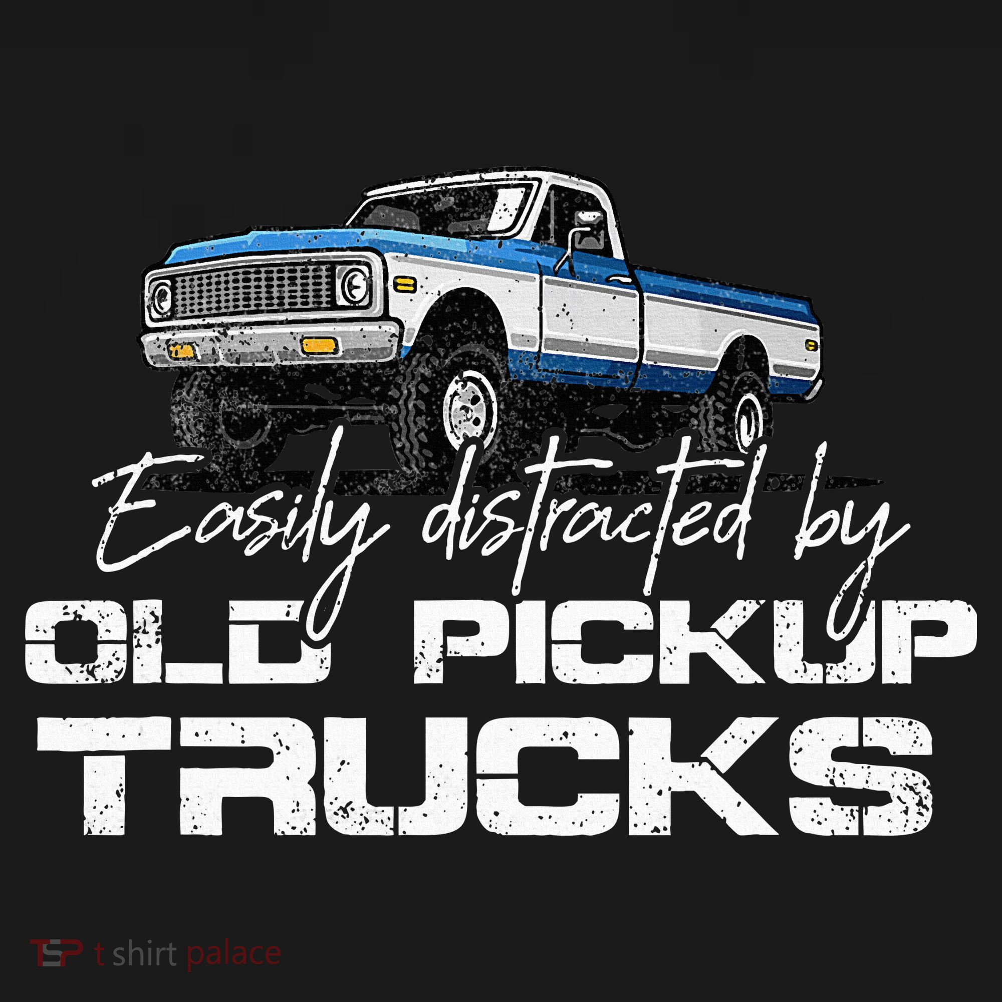 Easily Distracted By Old Pickup Trucks Doggie Tank