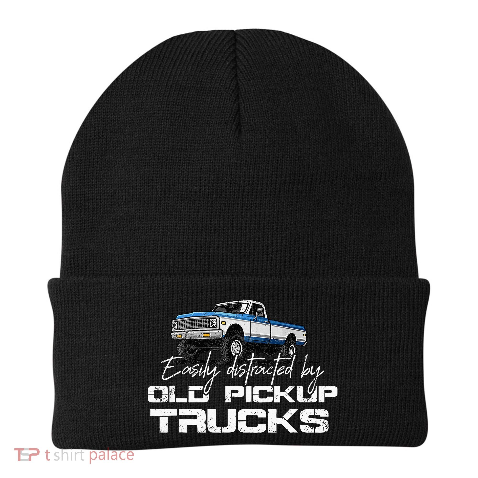 Easily Distracted By Old Pickup Trucks Beanie