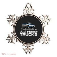 Easily Distracted By Old Pickup Trucks Ornament thumb 0