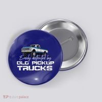 Easily Distracted By Old Pickup Trucks Button thumb 0