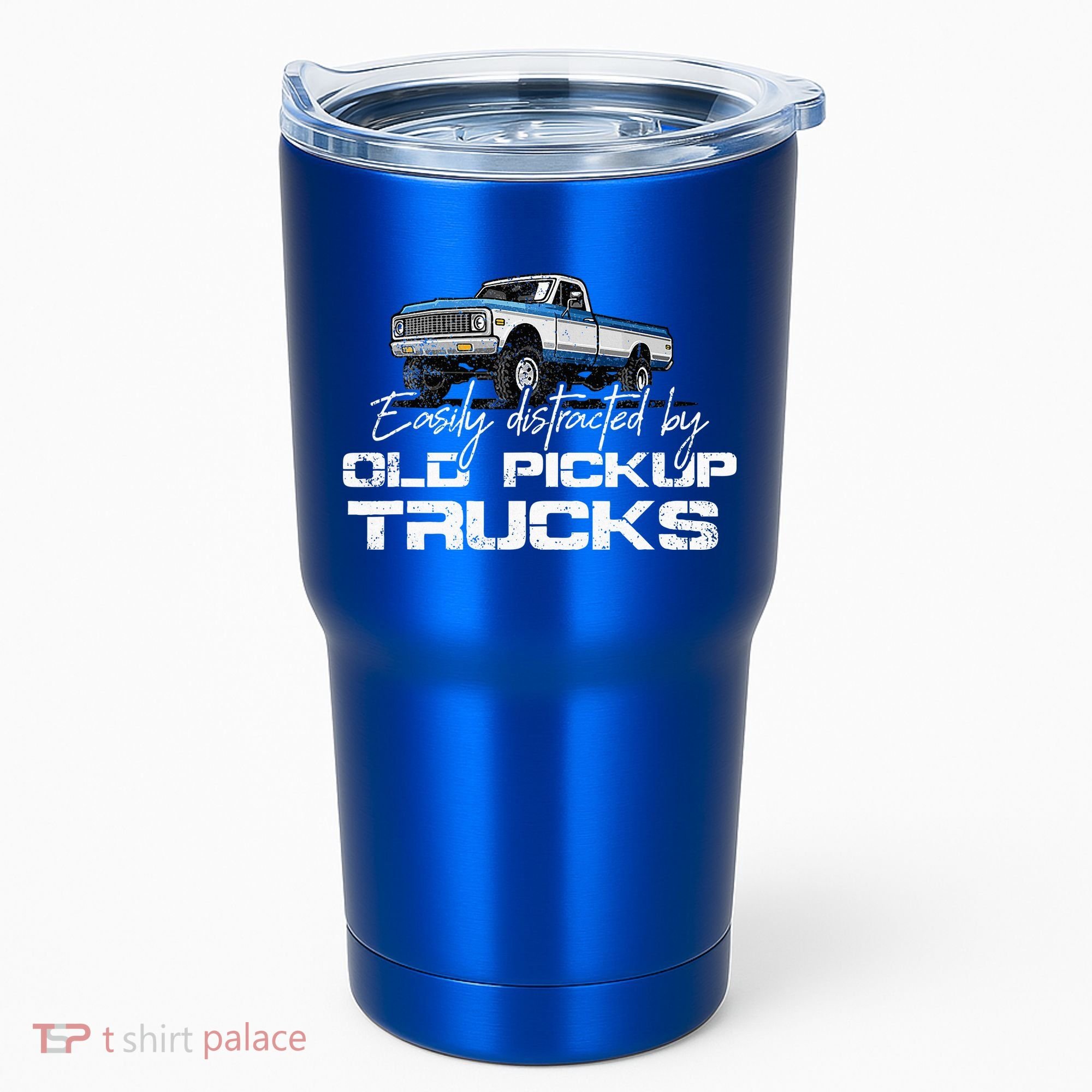 Easily Distracted By Old Pickup Trucks Tumbler