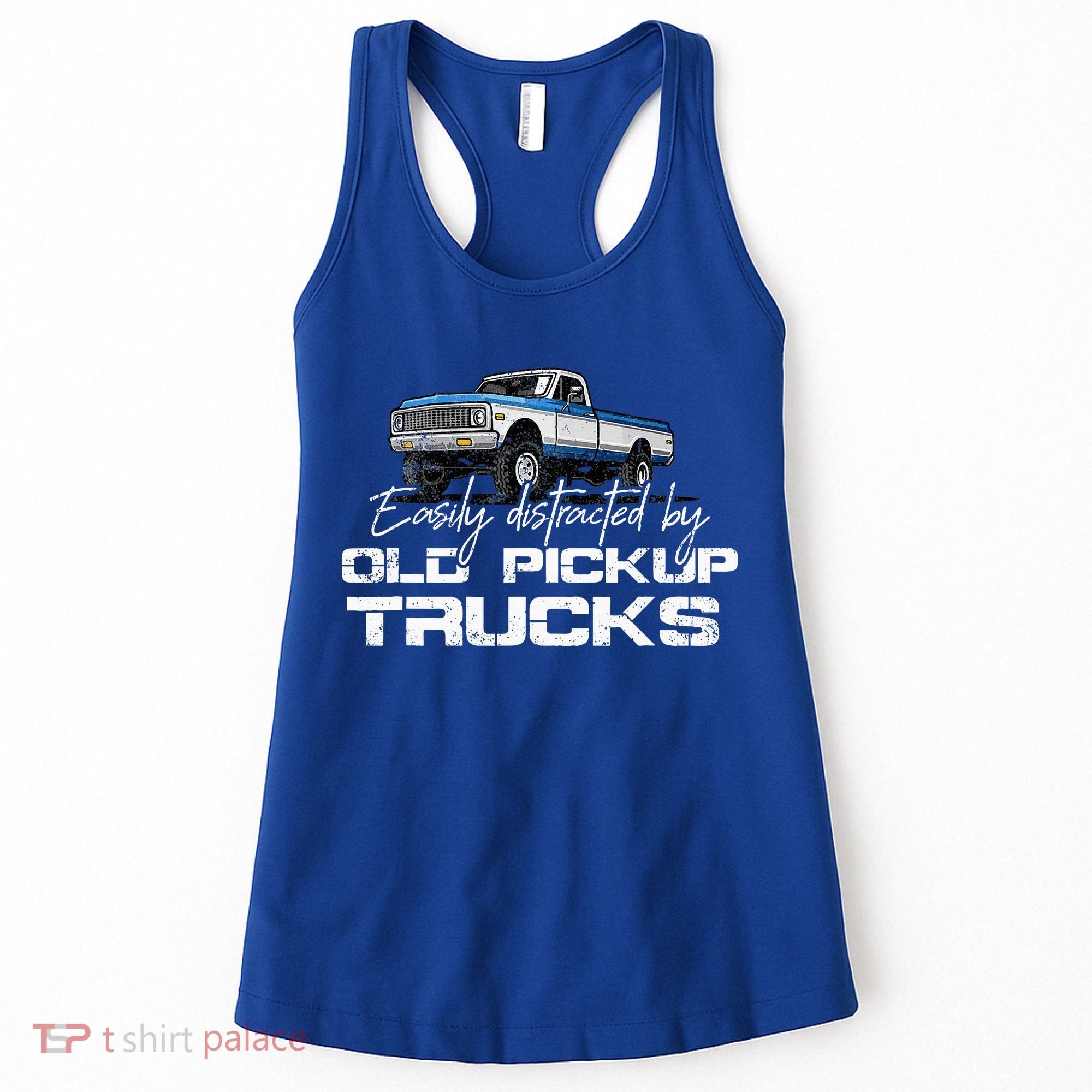 Easily Distracted By Old Pickup Trucks Women's Tank Top