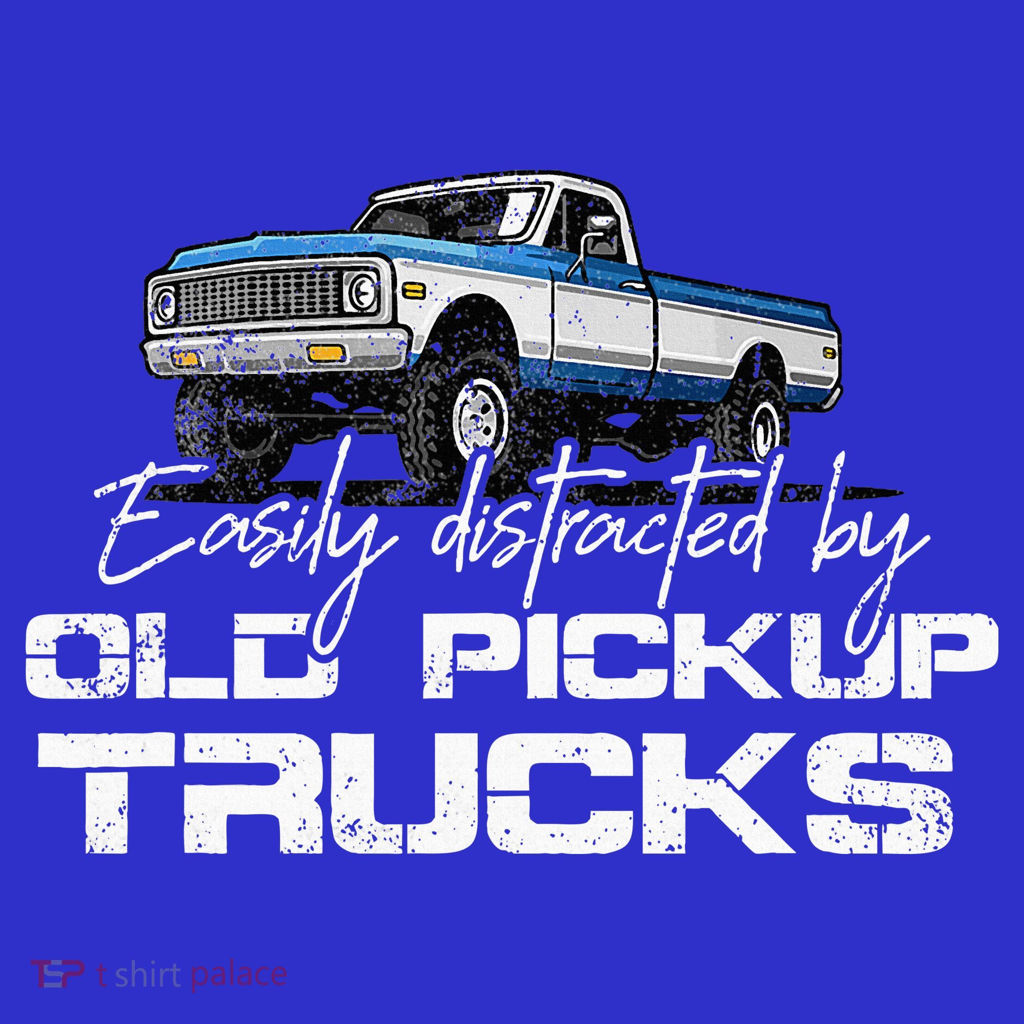 Easily Distracted By Old Pickup Trucks Tank Top