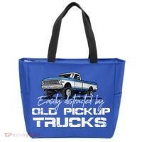 Easily Distracted By Old Pickup Trucks Tote Bag thumb 0