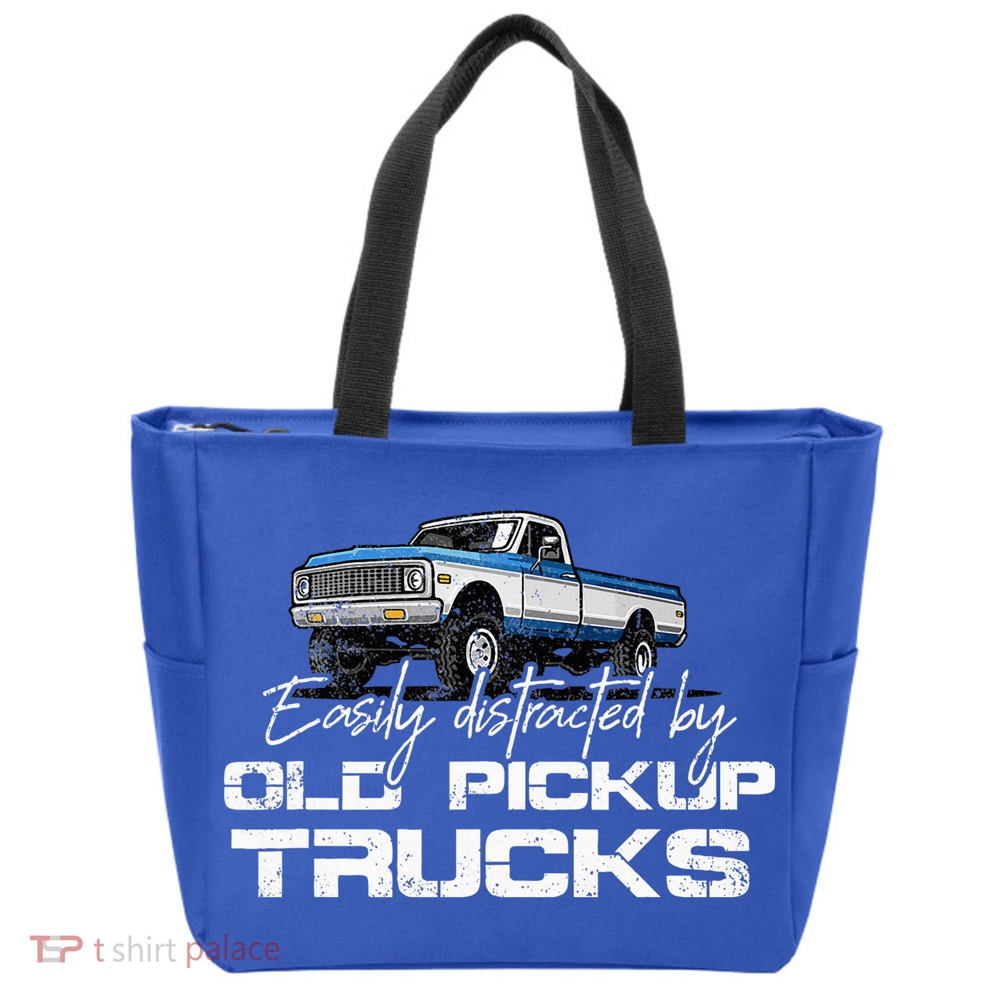 Easily Distracted By Old Pickup Trucks Tote Bag